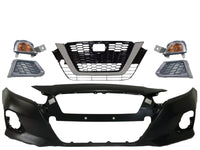 2019-2022 Nissan Altima Front Bumper Cover Grille Turn Signal Light Fog Cover Complete - Bumper & Body Parts