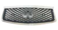 2018 2019 2020 2021 2022 2023 2024 Infiniti Q50 Q50s Front Bumper Upper Grille With Camera Option &amp; Sensor Holes Chrome