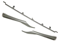 2021 2022 2023 2024 Toyota Camry XSE SE Front Bumper Center Left Right Side Molding Trim Set Gray - Bumper & Body Parts