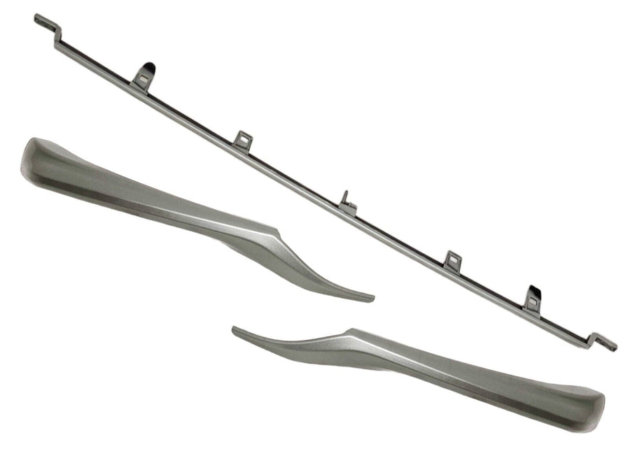 2021 2022 2023 2024 Toyota Camry XSE SE Front Bumper Center Left Right Side Molding Trim Set Gray