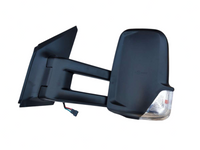 2006-2018 Dodge Mercedes-Benz Freightliner Sprinter 2500 3500 Van Left Front Door Side Rear View Mirror Heated Signal Power Adjustment Manual Fold Curved Long Arm Driver - Bumper & Body Parts