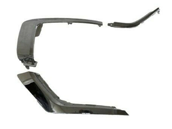 2015 2016 2017 2018 2019 2020 2021 2022 Mitsubishi Outlander & Outlander PHEV Front Bumper Chrome Molding Left Side 3 pcs