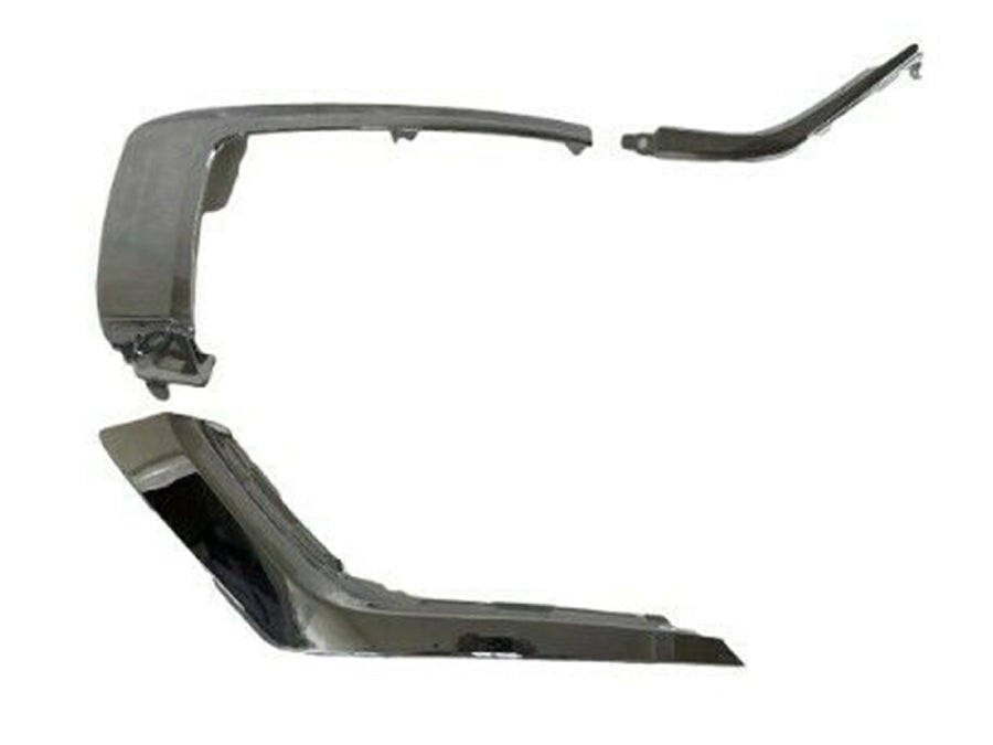 2015 2016 2017 2018 2019 2020 2021 2022 Mitsubishi Outlander & Outlander PHEV Front Bumper Chrome Molding Left Side 3 pcs