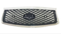 2018 2019 2020 2021 2022 2023 2024 Infiniti Q50 Q50s Front Bumper Upper Grille With Camera Option & Sensor Holes