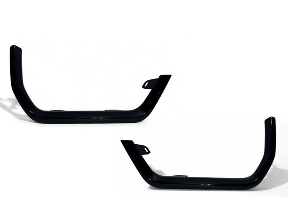 2022 2023 2024 GMC Terrain SLE SLT Left Right Front Bumper Lower Molding Trim Gloss Black Driver &amp; Passenger Set