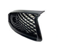 2018 2019 2020 2021 2022 2023 2024 Infiniti Q50 Q50s Sports Front Bumper Cover With Upper Lower Grille & Fog Light Cover Gloss Black - Bumper & Body Parts
