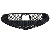 2022-2023 Genesis G70 Front Bumper Upper Grille With Camera Option & Sensor Holes Gloss Black - Bumper & Body Parts