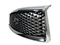 2018 2019 2020 2021 Infiniti QX80 Front Bumper Upper Grille With Camera Option Chrome - Bumper & Body Parts