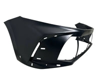 2025 Toyota Camry SE Front Bumper Cover Without Sensor Holes With Upper Lower Grille Side Molding Trim Brackets Gloss Black Set - Bumper & Body Parts