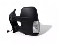 2020-2024 Ford Transit 150 250 350 350HD Left Front Door Power Side Rear View Mirror Heated Signal Manual Folding With BSM ( Blind Spot Monitoring ) Long Arm Driver - Bumper & Body Parts