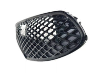 2022-2023 Genesis G70 Front Bumper Upper Grille With Camera Option & Sensor Holes Gloss Black - Bumper & Body Parts