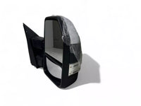 2017-2022 Ford F-250 F-350 Super Duty Right Front Door Side Rear View Mirror Heated Signal Puddle Light Power Adjustment With BSM (Blind Spot Monitoring) Chrome Textured Passenger - Bumper & Body Parts