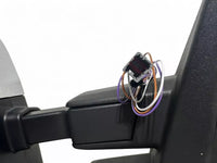 2017-2022 Ford F-250 F-350 Super Duty Left Front Door Side Rear View Mirror Heated Signal Puddle Light Power Adjustment With BSM (Blind Spot Monitoring) Chrome Textured Driver - Bumper & Body Parts