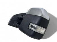 2017-2022 Ford F-250 F-350 Super Duty Left Front Door Side Rear View Mirror Heated Signal Puddle Light Power Adjustment With BSM (Blind Spot Monitoring) Chrome Textured Driver - Bumper & Body Parts