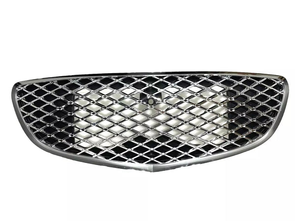 2022-2023 Genesis GV70 Front Bumper Upper Grille With Camera Option Chrome Mesh