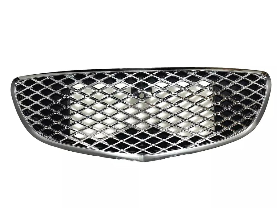 2022-2023 Genesis GV70 Front Bumper Upper Grille With Camera Option Chrome Mesh