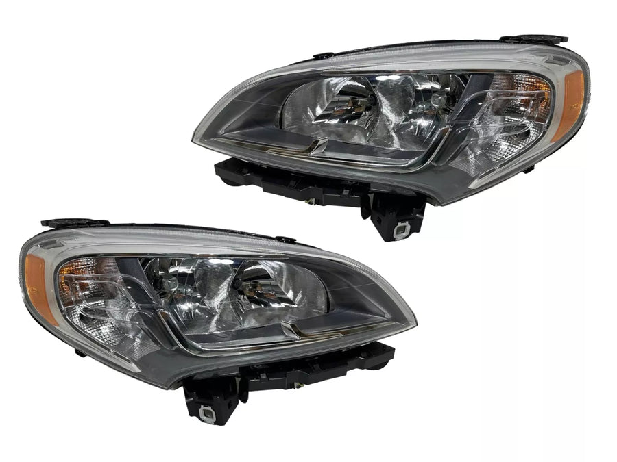 2015 2016 2017 2018 2019 2020 2021 2022 Ram Promaster City Headlight Lamp Front Left Driver & Right Passenger Set