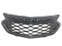 2018 2019 2020 2021 Chevrolet Equinox Front Bumper Upper Grille Gloss Black - Bumper & Body Parts