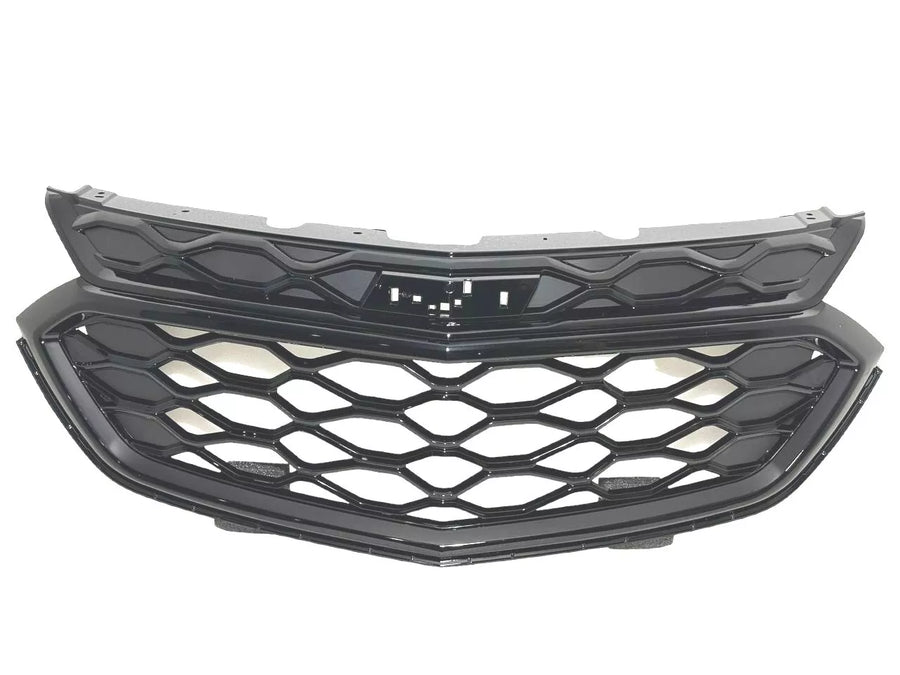 2018 2019 2020 2021 Chevrolet Equinox Front Bumper Upper Grille Gloss Black
