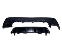 2020 2021 2022 Toyota Corolla XSE SE Rear Bumper Lower Valance With Molding Trim Gloss Black