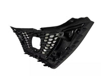 2020-2022 Nissan Rogue Sport Front Bumper Upper Grille With Lower Molding Trim Gloss Black - Bumper & Body Parts