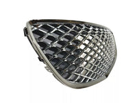 2022-2023 Genesis GV70 Front Bumper Upper Grille With Camera Option Dark Chrome Mesh - Bumper & Body Parts