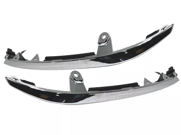 2018 2019 2020 Honda Accord Headlight Chrome Molding Trim Front Left Driver & Right Passenger Set