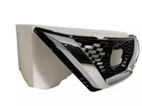 2020-2022 Nissan Rogue Sport Front Bumper Upper Grille With Lower Molding Trim Gloss Black - Bumper & Body Parts