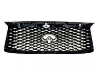 2018 2019 2020 2021 Infiniti QX80 Front Bumper Upper Grille With Camera Option Chrome - Bumper & Body Parts