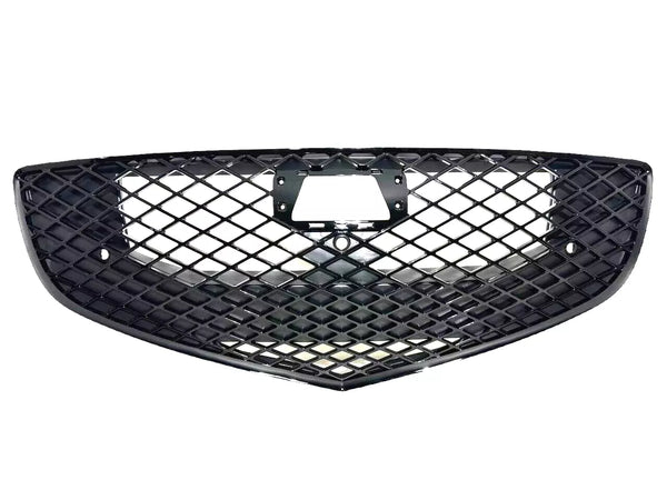 2021 2022 2023 Genesis G80 Front Bumper Upper Grille With Sensor Holes & Camera Option Gloss Black