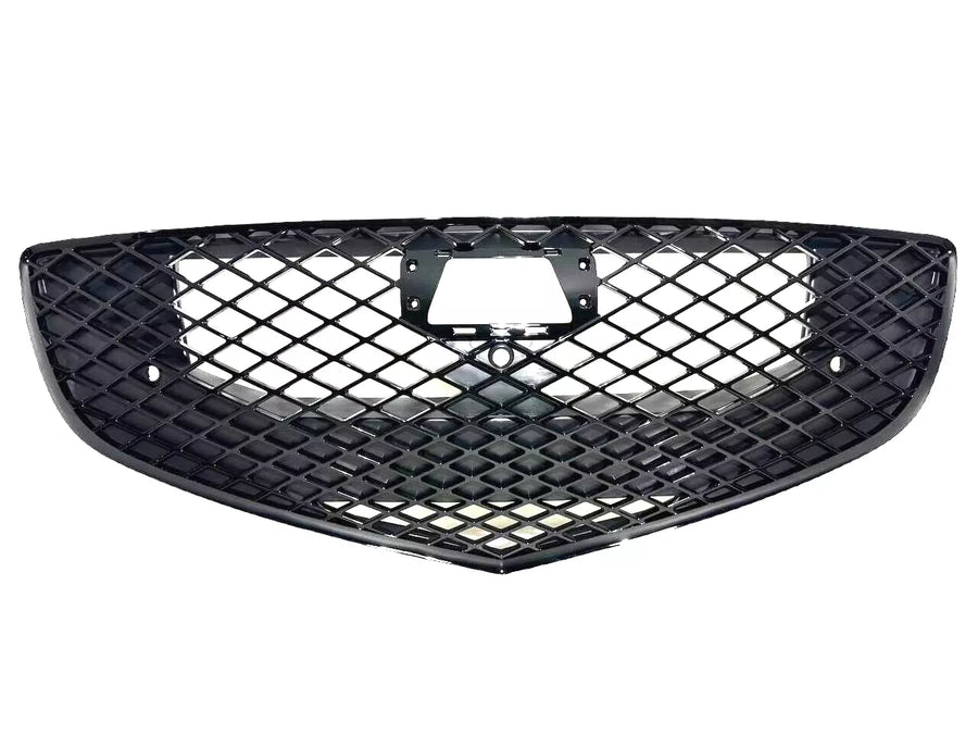 2021 2022 2023 Genesis G80 Front Bumper Upper Grille With Sensor Holes & Camera Option Gloss Black