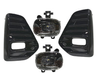 2021 2022 2023 Nissan Kicks Front Bumper Fog Light Lamp With Cover Left & Right Side Gloss Black - Bumper & Body Parts