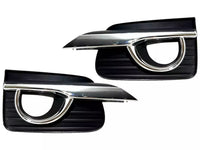 2014-2017 Infiniti Q50 Front Bumper Fog Light Cover Left Driver & Right Passenger Set - Bumper & Body Parts