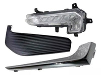 2016-2018 Chevrolet Malibu Front Bumper Running Light Lamp Cover Chrome Left Driver Side - Bumper & Body Parts