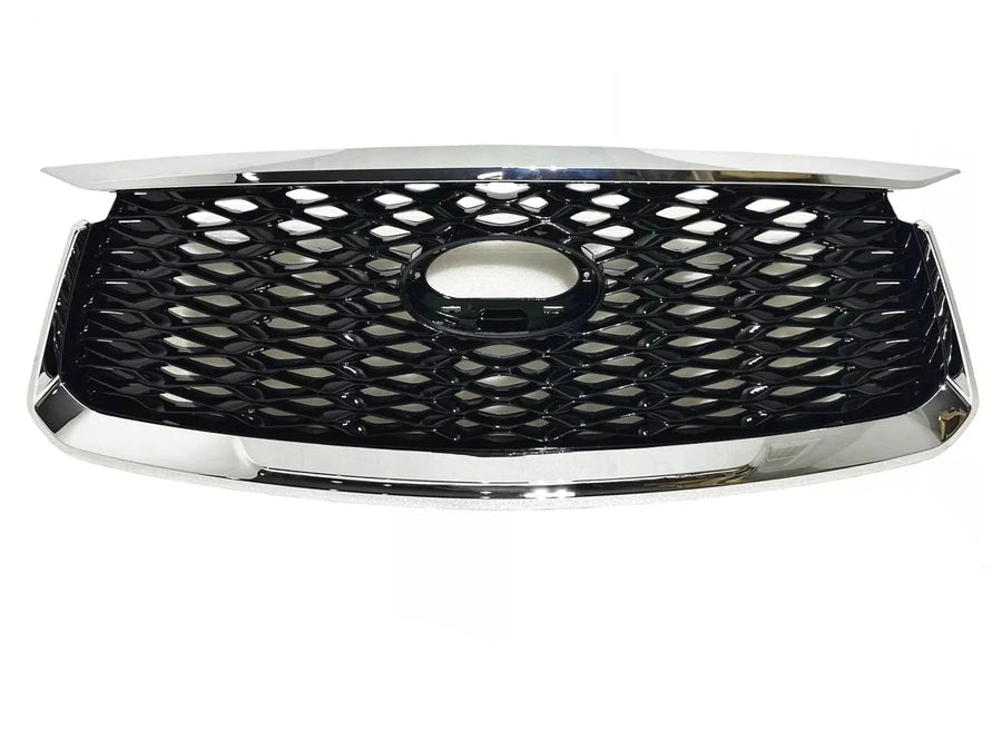 2021 2022 2023 2024 Infiniti QX60 Grille Front Bumper Upper Grille Chrome