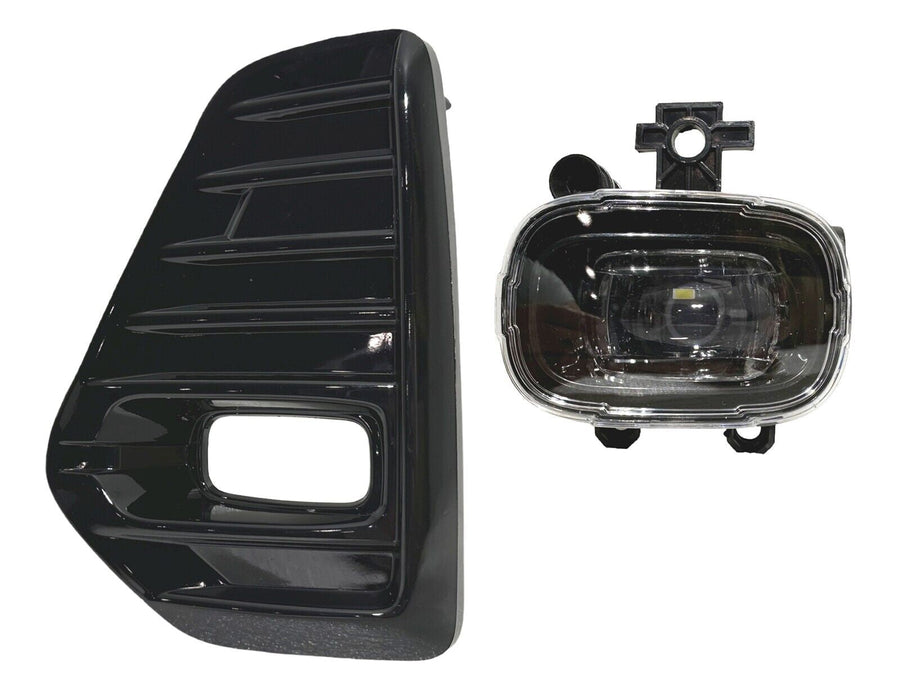 2021 2022 2023 Nissan Kicks SR Front Bumper Fog Light Lamp With Cover Left Driver Side Gloss Black
