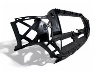 2021-2023 Ford Transit 150 250 350 350HD Front Bumper Upper Lower Cover Grille Honeycomb Inner Bracket & Fog Light Lamp With Cover 8-PCS - Bumper & Body Parts
