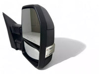 2017-2022 Ford F-250 F-350 Super Duty Right Front Door Side Rear View Mirror Heated Signal Puddle Light Power Adjustment With BSM (Blind Spot Monitoring) Black Textured Passenger - Bumper & Body Parts