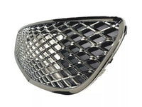 2022-2023 Genesis GV70 Front Bumper Upper Grille With Camera Option Dark Chrome Mesh - Bumper & Body Parts