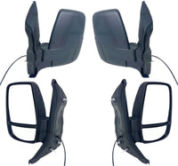 2015 2016 2017 2018 2019 2020 2021 2022 2023 2024 Ford Transit Front Left Right Door Side Rear View Mirror Short Arm Set Driver Passenger